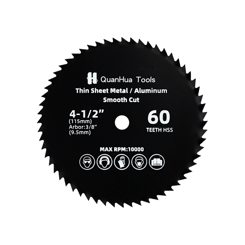Lâmina de serra circular de aço de alta velocidade HSS de alta dureza 60T QH-MH11501