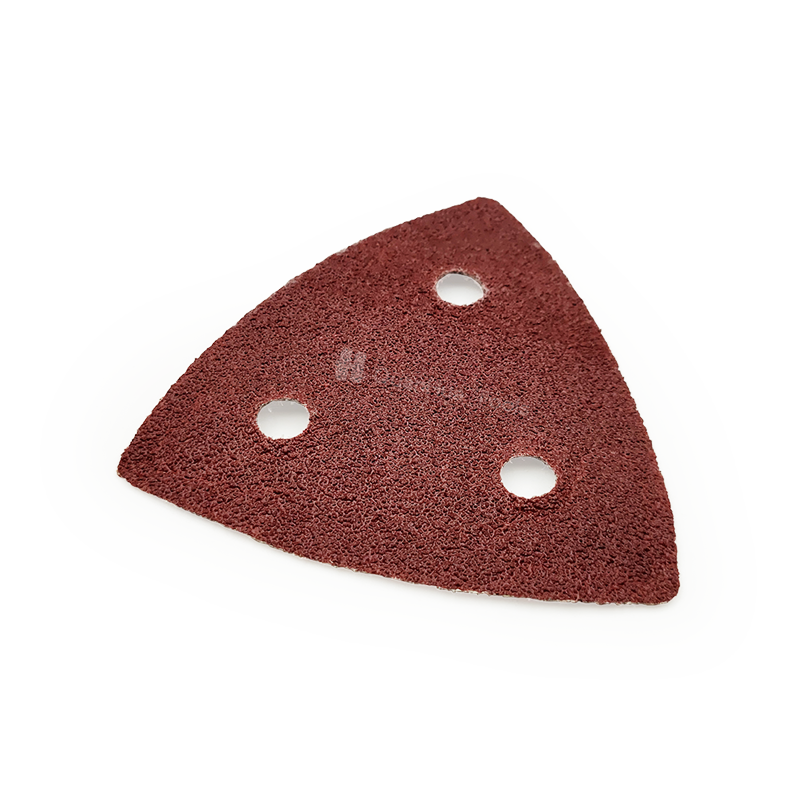 Lixa triangular para polimento de madeira resistente ao desgaste de 80 * 80 mm