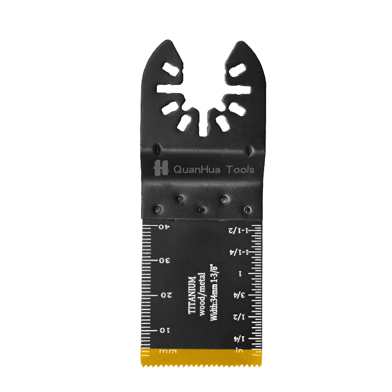 Lâmina de serra bimetálica de corte de madeira folheada a titânio de 90*34mm QH-1004HK-DT