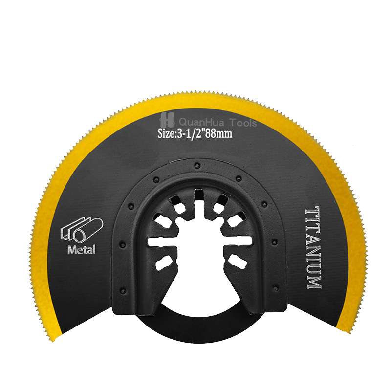 O corte de metal chapeado titânio bimetálico semicircular de 88mm viu a lâmina QH-1013HK-DT