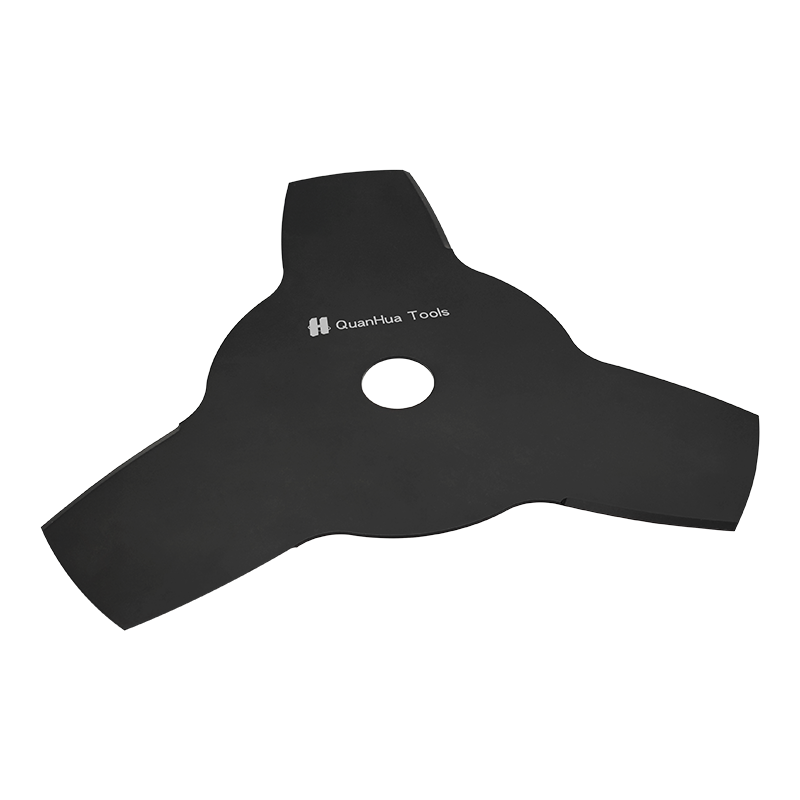 Lâmina de corte de grama de aço manganês de três dentes QH-BAFDP-1
