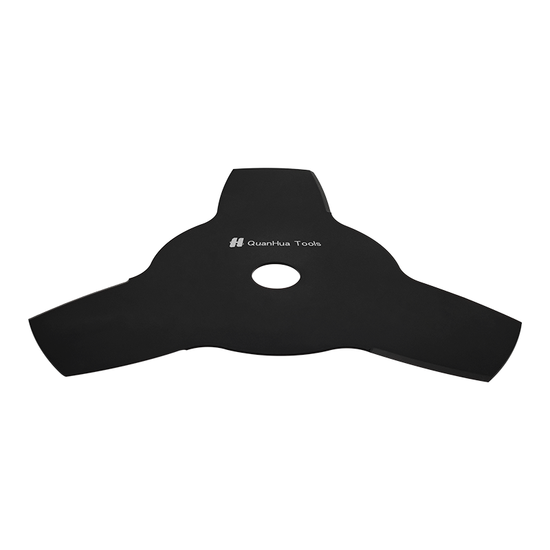 Lâmina de corte de grama de aço manganês de três dentes QH-BAFDP-1